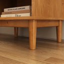 Ver imagem 3 de Mesa de Cabeceira Moderna para Quarto com Gaveta Madeira Cor Mel Lice Idimex