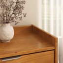 Ver imagem 7 de Mesa de Cabeceira Moderna para Quarto com Gaveta Madeira Cor Mel Lice Idimex