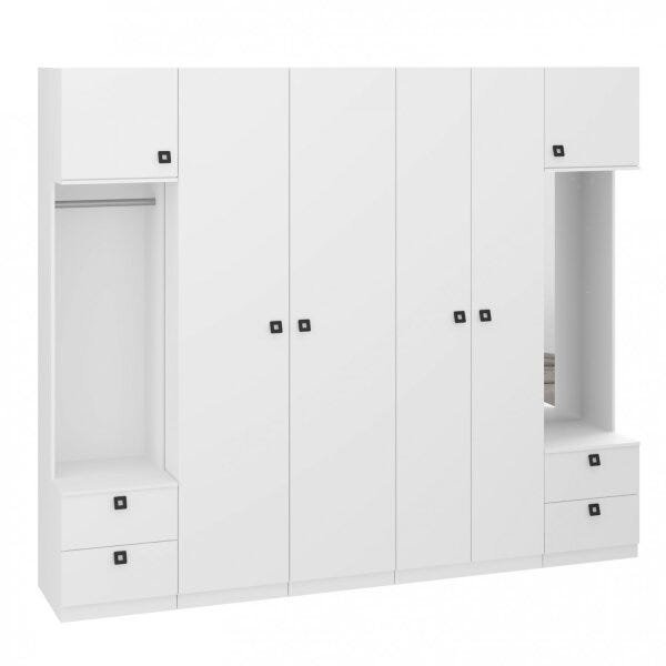 Guarda Roupa Casal Modulado com Espelho 6 Portas 4 Gavetas Free  - 2