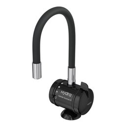 Torneira Elétrica Hydra Hydralar Gourmet 4t de Bancada Preta 220v - 1