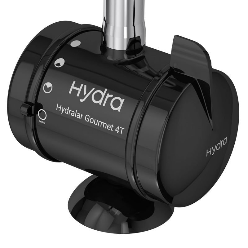 Torneira Elétrica Hydra Hydralar Gourmet 4t de Bancada Preta 220v - 3