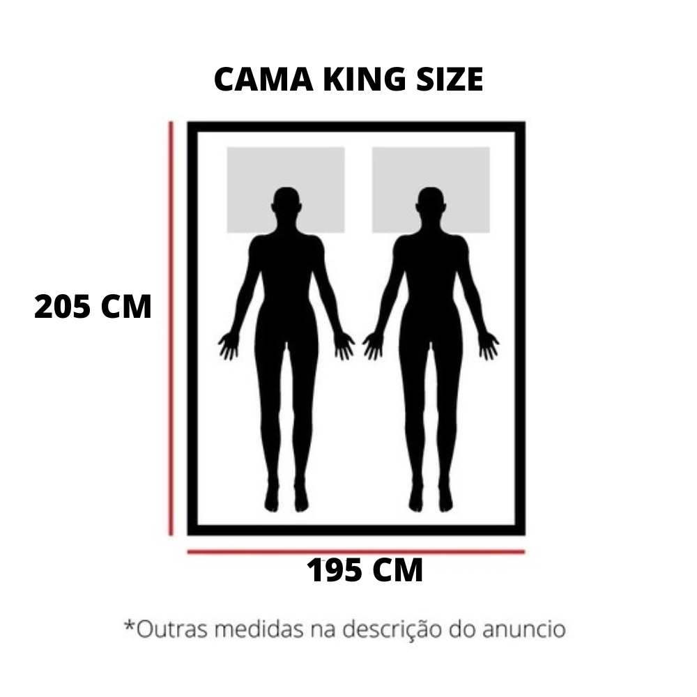 Cama King Size Dubai de Madeira Maciça Angelim Pedra/Tauari Imbuia - 2