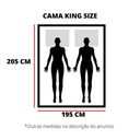 Ver imagem 2 de Cama King Size Dubai de Madeira Maciça Angelim Pedra/Tauari Imbuia