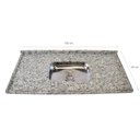 Ver mais imagens de Pia de Granito para Cozinha Levorato Arabesco – 180x55cm – Granito Cinza Arabesco