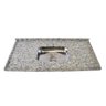 Pia de Granito para Cozinha Levorato Arabesco – 180x55cm – Granito Cinza Arabesco - 2