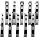 Ver imagem 2 de Ralo Borda Piscina Varanda 6x50 Alumínio kit 10 metros lineares