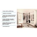 Ver imagem 5 de Guarda Roupa Canto Closet sem Portas 3 Peças, 6 Gavetas, 4 Cabideiros Prime Luciane Móveis