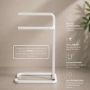 Ver imagem 6 de Suporte Porta Toalha Branco de Rosto Duplo para Bancada de Banheiro Lavabo - Édecasamóveis