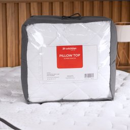 Pillow Top Casal 1000g Fibras Siliconadas Extra Macio 138x188cm Bf Colchões - 8