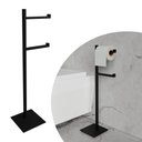 Ver imagem 1 de Papeleira Dupla de Piso - Eterna Black