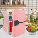 Ver imagem 3 de Refrigerador com Função Quente e Frio Frigobar Portatil 4L Mini 12V Rosa Bivolt