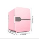 Ver imagem 6 de Refrigerador com Função Quente e Frio Frigobar Portatil 4L Mini 12V Rosa Bivolt