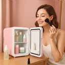 Ver imagem 7 de Refrigerador com Função Quente e Frio Frigobar Portatil 4L Mini 12V Rosa Bivolt