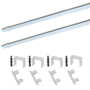 Ver imagem 1 de Perfil Sobrepor Led 18x14mm Branco 2x1m Aprire Ilunato