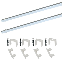 Perfil Sobrepor Led 18x14mm Branco 2x1m Aprire Ilunato - 1
