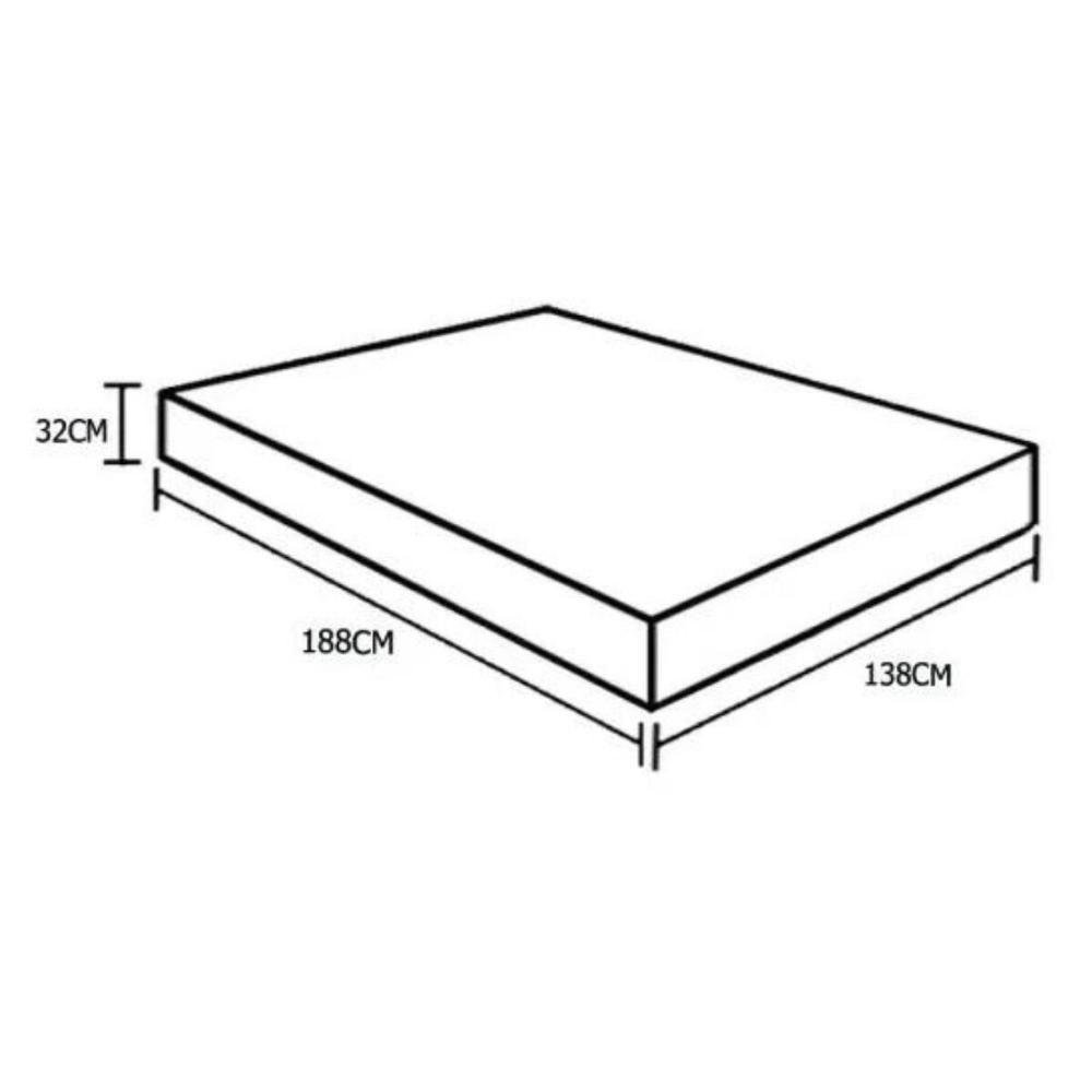 Colchão Casal 138x88x32 Molas Ensacadas Master Pocket Cloud Luckspuma - 2