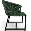 Ver imagem 7 de Jogo Conjunto de Mesa Ripada 1,00m e 4 Poltronas Jantar Corda Nautica