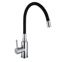 Ver imagem 2 de Torneira Misturador Monocomando para Cozinha - Aço Escovado com Mangueira Black Matte - Drop Metais