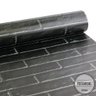 Papel de Parede Tijolo Frisado - Várias Cores Tacolado Papel de Parede Preto 0,47 X 2,60m Pop - Fund - 2