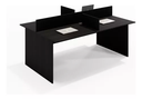 Ver imagem 5 de Mesa Escritório Plataforma 4 Lugares 180x120 - Cor: Preto Onix