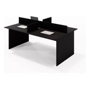 Ver imagem 1 de Mesa Escritório Plataforma 4 Lugares 180x120 - Cor: Preto Onix