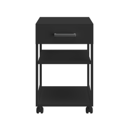 Gaveteiro para Escritório Estilo Industrial Gavetas Chamber - Preto - 1 Gaveteiro para Escritório Estilo Industrial Gavetas Chamber - Preto - 1