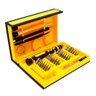 Kit Chave De Precisão Com 38 Peças Fenda Philips Torx Hex Pentalobe Ventosa Palheta Pinça Celular - 1