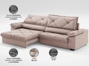 Ver imagem 3 de Sofá com Carregador Usb e Molas no Assento Retrátil Reclinável Maestro 2,50m Velosuede - Netsofas