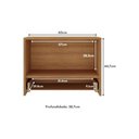 Ver imagem 4 de Balcão Suspenso 60cm para Forno/micro-ondas com 1 Porta e 1 Gaveta Multimóveis Cr20345 Amêndoa