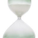 Ver imagem 2 de Ampulheta Decorativa em Vidro Verde e Areia 30 Min. - Mart
