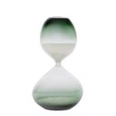 Ver imagem 1 de Ampulheta Decorativa em Vidro Verde e Areia 30 Min. - Mart