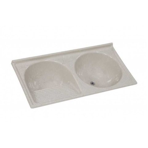 Tanque Rorato Sintetico Duplo 138 X 69cm Travertino