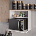 Ver imagem 2 de Suporte Aéreo para Micro-ondas 60x40cm Bia M05 Branco - Inoviza
