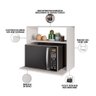 Suporte Aéreo para Micro-ondas 60x40cm Bia M05 Branco - Inoviza - 4