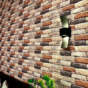20 Placas Eps Tijolinho 3d Revestimento para Parede Isopor 50cm