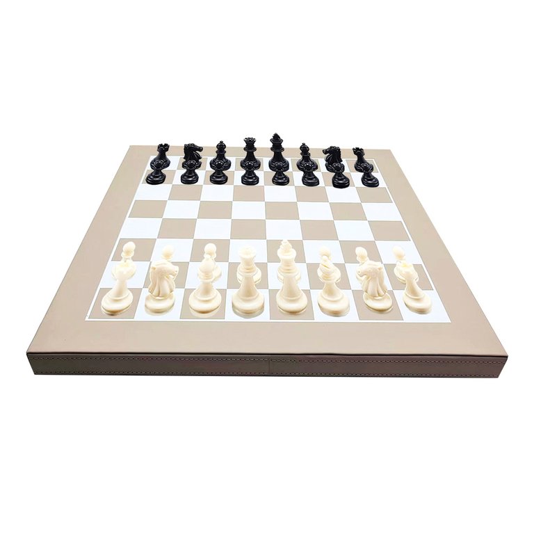 Peça Decorativa Tabuleiro de Xadrez em Pu 45cm Th0061 Btc
