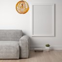 Ver imagem 2 de Luminária Teto tipo Pendente NETUNO MDF - Completa - Cor: Marrom