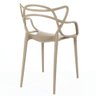Cadeira de Jantar Allegra Prática Empilhável - Nude - 5