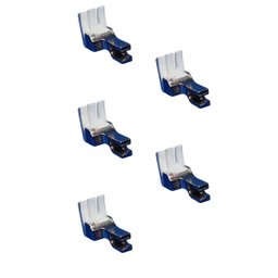 05 Pé Calcador de Teflon Pesponto Compensado para Maquina Reta Industrial Lado Direito 6mm Tcr-1/4e - 5