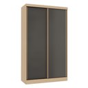 Ver imagem 1 de Guarda Roupa Modulado Mônaco 2 Portas de Correr 3 Gavetas MDF MDP Carvalho-Graff Luciane Móveis