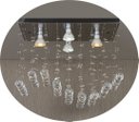 Ver imagem 1 de Luminária Plafon Cristal Legítimo com Base Inox Espelhada