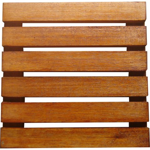 Deck de Madeira Modular 30x30 Cm Réguas 4 Cm com Pintura Neonx:verniz Mogno Uv