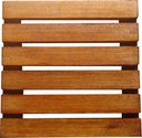 Ver imagem 1 de Deck de Madeira Modular 30x30 Cm Réguas 4 Cm com Pintura Neonx:verniz Mogno Uv