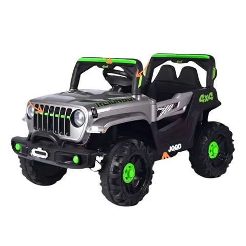 Jipe Eletrico Infantil Off-road Ate 40kg C/ Controle 12v - Xcell - Cinza