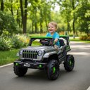 Ver imagem 2 de Jipe Eletrico Infantil Off-road Ate 40kg C/ Controle 12v - Xcell - Cinza