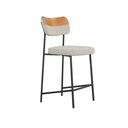 Ver imagem 2 de Conjunto 02 Banquetas Medias Mona Courissimo Whisky e Cinza - Ssx Multicoisas