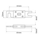 Ver imagem 3 de Fusivel Faca Anl Mega 150 Amperes Kit C 4 Pçs