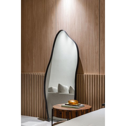 Espelho Palawan - Linha Couro - - Caramelo - sem LED - 160x80