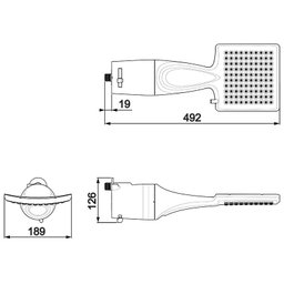 Chuveiro Elétrico Ducha Loren Shower Ultra Multitemperaturas Lorenzetti - 220V - 5500W - 5