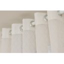 Ver imagem 2 de Cortina para Sala ou Quarto Voil Veneza Tecido Transparente de Varão 3,00 X 2,50 Bene Tu